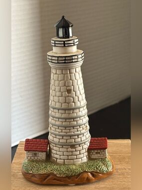 Vintage 1993 Geo.Z.Lefton Boston Lighthouse Collection #01195 6”tall